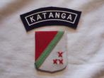 Katanga armpatch en katanga shoulder title, Verzamelen, Embleem of Badge, Ophalen of Verzenden, Landmacht