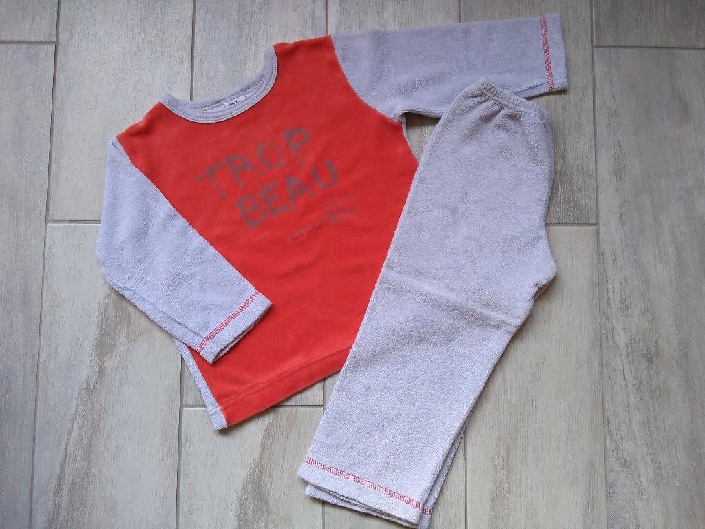 ★ M86 - Pyjama Petit Bateau, Kinderen en Baby's, Babykleding | Maat 86, Zo goed als nieuw, Jongetje, Nacht- of Onderkleding, Ophalen of Verzenden