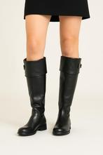 Luxe Italiaanse laarzen van Vera Gomma maat 37, Hoge laarzen, Zwart, Vera gomma, Ophalen of Verzenden