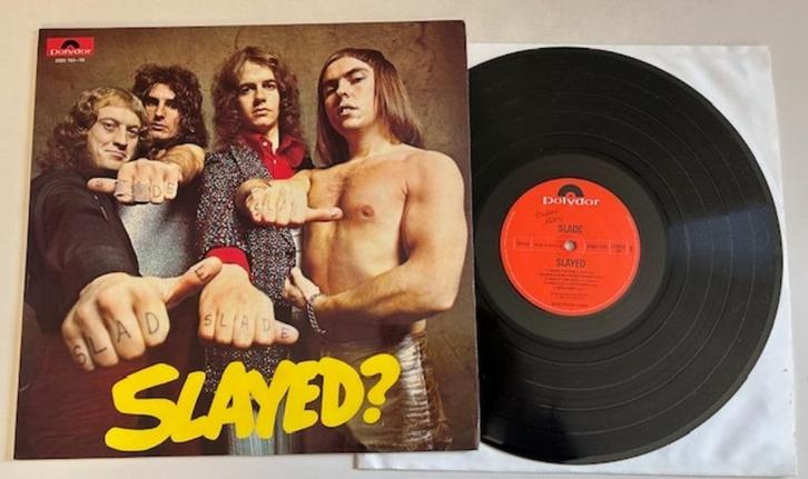 LP SLADE - SLAYED? - LEA HOLDER HILL, CD & DVD, Vinyles | Pop, Comme neuf, 1960 à 1980, 12 pouces, Enlèvement ou Envoi