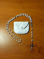 Witte rozenkrans gestempeld op de achterkant van de virgin, Antiek en Kunst, Ophalen