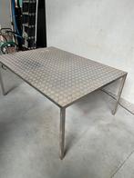 Tafel inox, Ophalen, Zo goed als nieuw, Aluminium