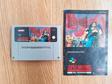 Blackhawk met handleiding voor de Super Nintendo (SNES) beschikbaar voor biedingen