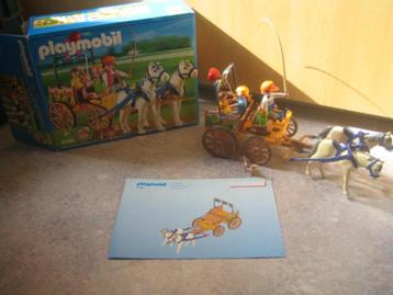 Playmobiel koets met 2 paarden beschikbaar voor biedingen