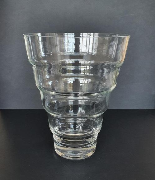 Glazen vaas in een speciaal model, Maison & Meubles, Accessoires pour la Maison | Vases, Utilisé, Blanc, Moins de 50 cm, Verre