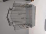 VOLLEDIG NIEUWE VOGELKOOI met ALLE TOEBEHOREN en MESTLADE, Dieren en Toebehoren, Ophalen, Nieuw, Aluminium, Vogelkooi