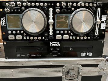 Koolsound CDX-400 Dubbele cd-speler 19 inch, Enlèvement ou Envoi, Utilisé, Platine, Autres marques