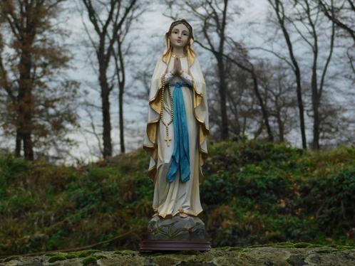 Statue de Marie avec chapelet - polystone, Jardin & Terrasse, Statues de jardin, Synthétique, Enlèvement ou Envoi