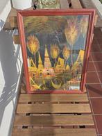 Muur Decoratie 33,5x43,5cm AFHALING LEES BESCHRIJVING, Moins de 50 cm, Enlèvement, Utilisé, Imprimé