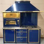 🔥Luxe Boretti keuken konings blauw oven kookplaat koelkast, 60 cm of meer, Ophalen of Verzenden, Zo goed als nieuw, Energieklasse A of zuiniger