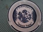 CENDRIER PUB SCHWEPPES INDIAN TONIC FAÏENCE DE GIEN ÉCRU & b, Enlèvement ou Envoi, Utilisé, Ustensile