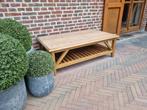 Eiken salontafel/bijzettafel, Ophalen of Verzenden, Zo goed als nieuw