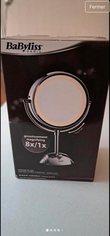 Miroir grossissent  " babyliss" beschikbaar voor biedingen