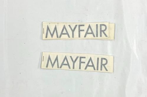 Mini MAYFAIR stickers zwart., Auto-onderdelen, Klein materiaal, Mini, Oldtimer onderdelen, Rover, Austin, Nieuw, Ophalen