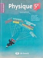 Livre de physique 5ème secondaire, Livres, Enlèvement, Utilisé, Secondaire, Physique