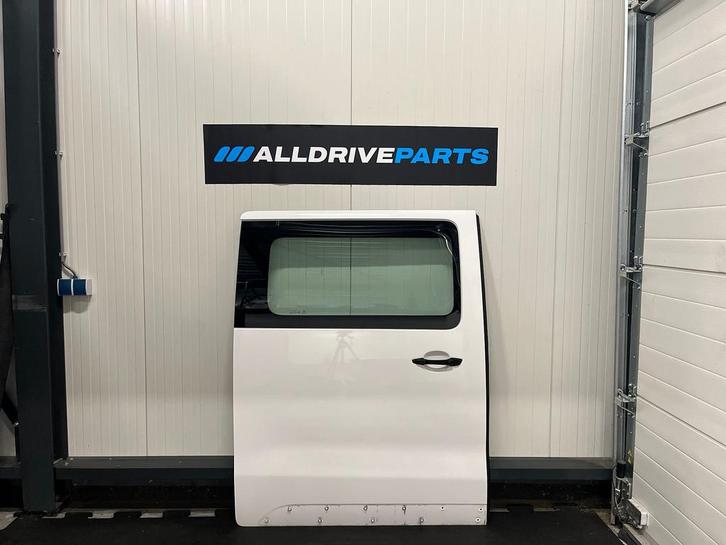 Opel Vivaro Schuifdeur rechts wit met ruit 9817029880, Auto-onderdelen, Carrosserie, Deur, Rechts, Gebruikt, Ophalen of Verzenden