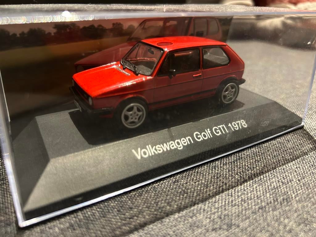 Volkswagen Golf GTI Mk1 1978 Porsche velgen De Agostini 1:43, Hobby en Vrije tijd, Modelauto's | 1:43, Zo goed als nieuw, Corgi