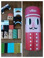 Vilac les bonhommes en cubes houten blokken, Kinderen en Baby's, Ophalen of Verzenden, Gebruikt, Overige typen