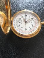 Longines chronograaf 18kt zakhorloge, Ophalen, Zakhorloge, 1900 tot 1930, Longines