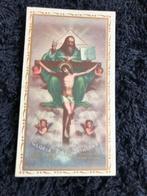 Carte de dévotion Jésus en croix avec Dieu le Père P636, Carte ou Gravure, Utilisé, Enlèvement ou Envoi, Christianisme | Catholique