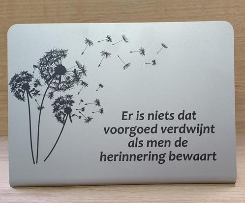 RVS “Paardenbloem” Rouwdecoratie, , grafdeco_Techniekwinkel, Tuin en Terras, Tuinstekers, Nieuw, Ophalen of Verzenden