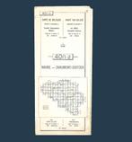 Carte IGN 40/1-2 Wavre - Chaumont-Gistoux, Gelezen, Ophalen of Verzenden, Landkaart, 1800 tot 2000