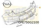 Opel Astra J (12/09-19/12) achterbumper  (te spuiten) Origin, Verzenden, Opel, Nieuw, Achter