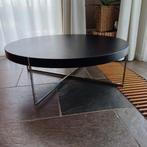 design salontafel, rond/zwart/RVS, Huis en Inrichting, Ophalen, Rond