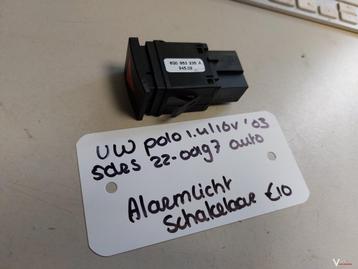 VW Polo 5drs 1.4/16v Alarmlichtschakelaar '03 beschikbaar voor biedingen