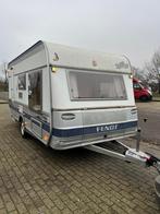 Caravan Fendt, Caravans en Kamperen, Caravans, Vast bed, Treinzit, Particulier, Uitbouw voortent