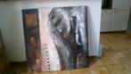 Canvas  " Olifant "  1meter / 1meter, Enlèvement, Utilisé