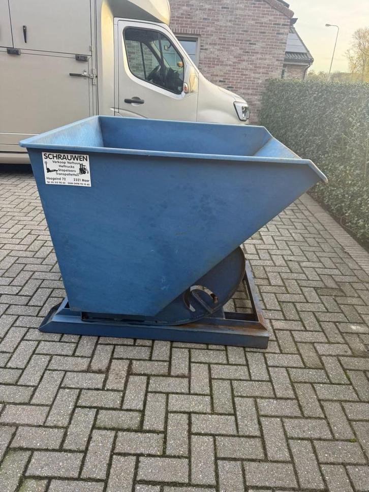 Fetra kantelbak-kiepbak model 6030 - nooit gebruikt, Doe-het-zelf en Bouw, Transportwagens, Gebruikt, Transportkar, 100 liter of meer