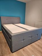 Boxspring 160x220m, Ophalen, Grijs