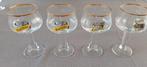 Lot van 4 bierglazen Kasteelbier, Ophalen, Zo goed als nieuw, Glas of Glazen, Overige merken