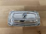 Beurrier ancien en métal argenté, Ophalen of Verzenden, Zilver