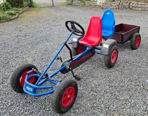 Berg Extra Go Kart/ skelter, Kinderen en Baby's, Speelgoed | Buiten | Skelters, Zo goed als nieuw, Berg, Duozit, Met kar of aanhanger