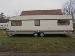 grote burstner 680,vast bed,rondzit,toiletruimte,oven,tent++, Caravans en Kamperen, Caravans, Overige merken, Rondzit, Vast bed