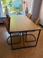 Eettafel & stoelen, Ophalen, 50 tot 100 cm, Zo goed als nieuw, 150 tot 200 cm