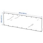DYNING Balkon privacy screen, wit - terras windscherm, Ophalen, Nieuw