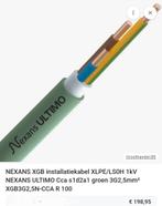 XGB Cca Kabel 3g2,5mm ( Nexans Ultimo ) 100m en 500m, Doe-het-zelf en Bouw, Elektriciteit en Kabels, Ophalen, Nieuw, Kabel of Snoer