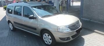 dacia Logan 1.6 benzine met technische bediening, Auto's, Dacia, Euro 5, Zwart, Handgeschakeld, Particulier