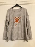 Grijze gestreepte pyjama - Woody - maat XL, Woody, Ophalen of Verzenden, Gedragen, Maat 46/48 (XL) of groter