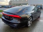 AUDI A7 MILD HYBRID STRONIC/QUATTRO/NAVI/SLINE/BANG&OLUFSE, Auto's, Audi, USB, 2995 cc, Zwart, Leder