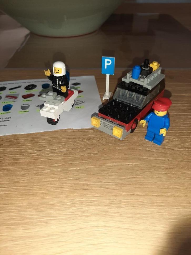 Lego vintage set 673 Rally Repair Car, Kinderen en Baby's, Speelgoed | Duplo en Lego, Gebruikt, Lego, Complete set, Ophalen of Verzenden