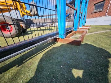 Nieuwe vrijdragende schuifpoort 4.5x1.3m