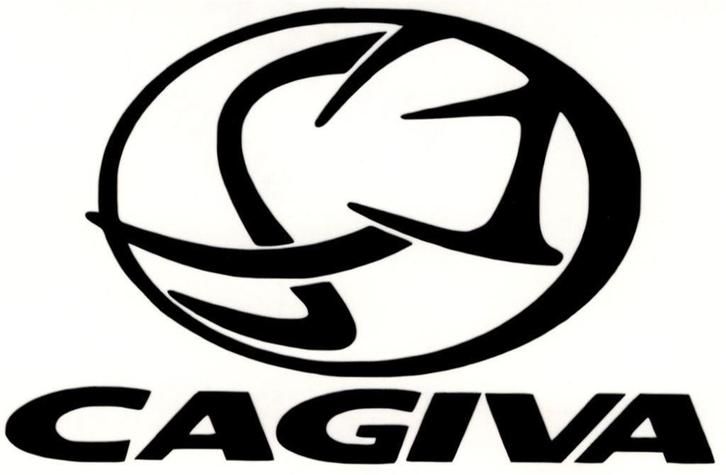 Cagiva sticker #14, Motoren, Accessoires | Stickers, Verzenden