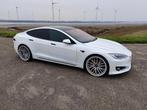 TESLA MODEL S LONG RANGE RAVEN 2021 GARANTIE 22-INCH 34000KM, Auto's, Tesla, Automaat, Model S, Wit, Leder