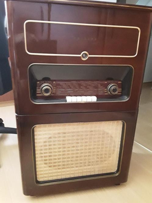 Radio PHILIPS FX 552 A avec tourne-disque, Antiquités & Art, Antiquités | TV & Hi-Fi, Enlèvement