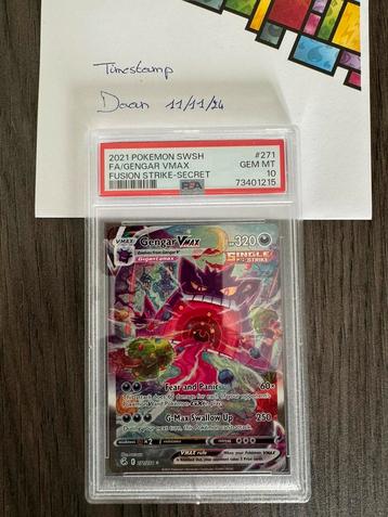 Gengar vmax alt art psa 10 beschikbaar voor biedingen