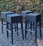 Tabourets de bar d'extérieur, 4 tabourets, Enlèvement, Comme neuf